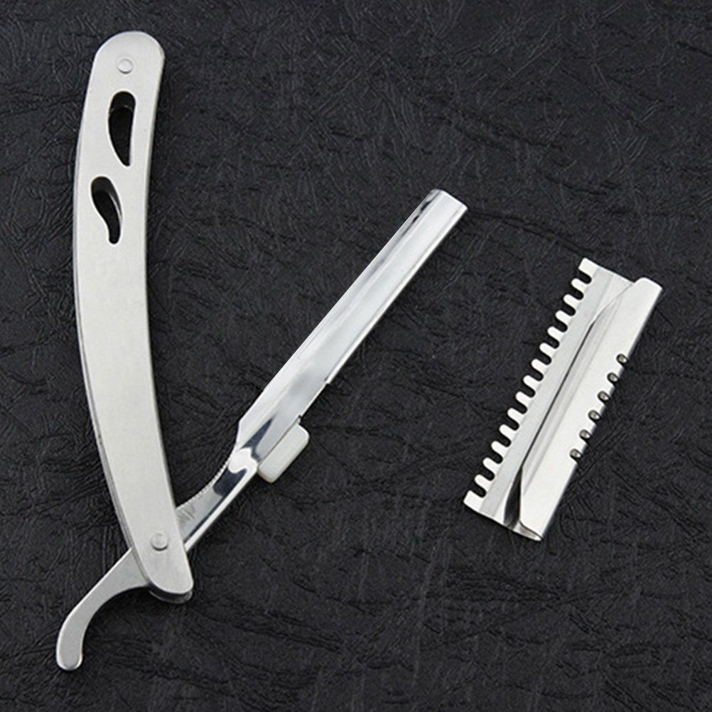 Mens Vintage Grooming Kit - Vintage Razor Shaving Tool Foldable Steel