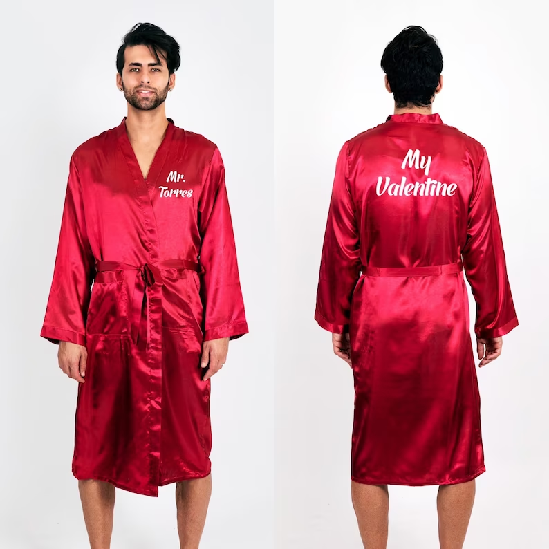 Men'S Grooming Gifts - Mr Custom Robe Groom Satin Robes