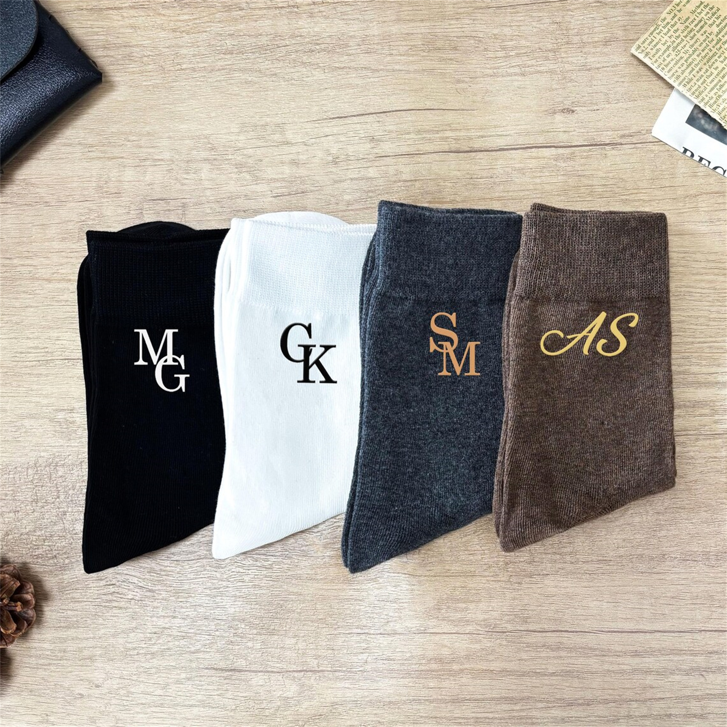 Men'S Grooming For Engagement - Personalized Embroidered Best Man Socks, Best