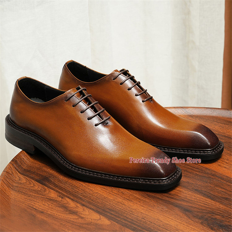 Men's Business Dress Shoes Squ - Men'S Grooming Oxford のレビューと価格