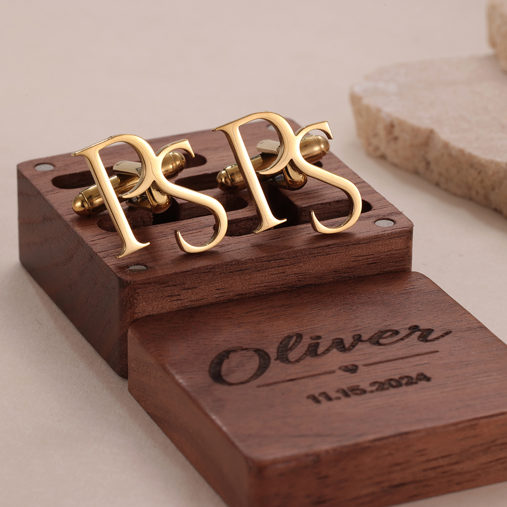 Stainless Steel Custom Cufflin - Men'S Grooming Gifts のレビューと価格