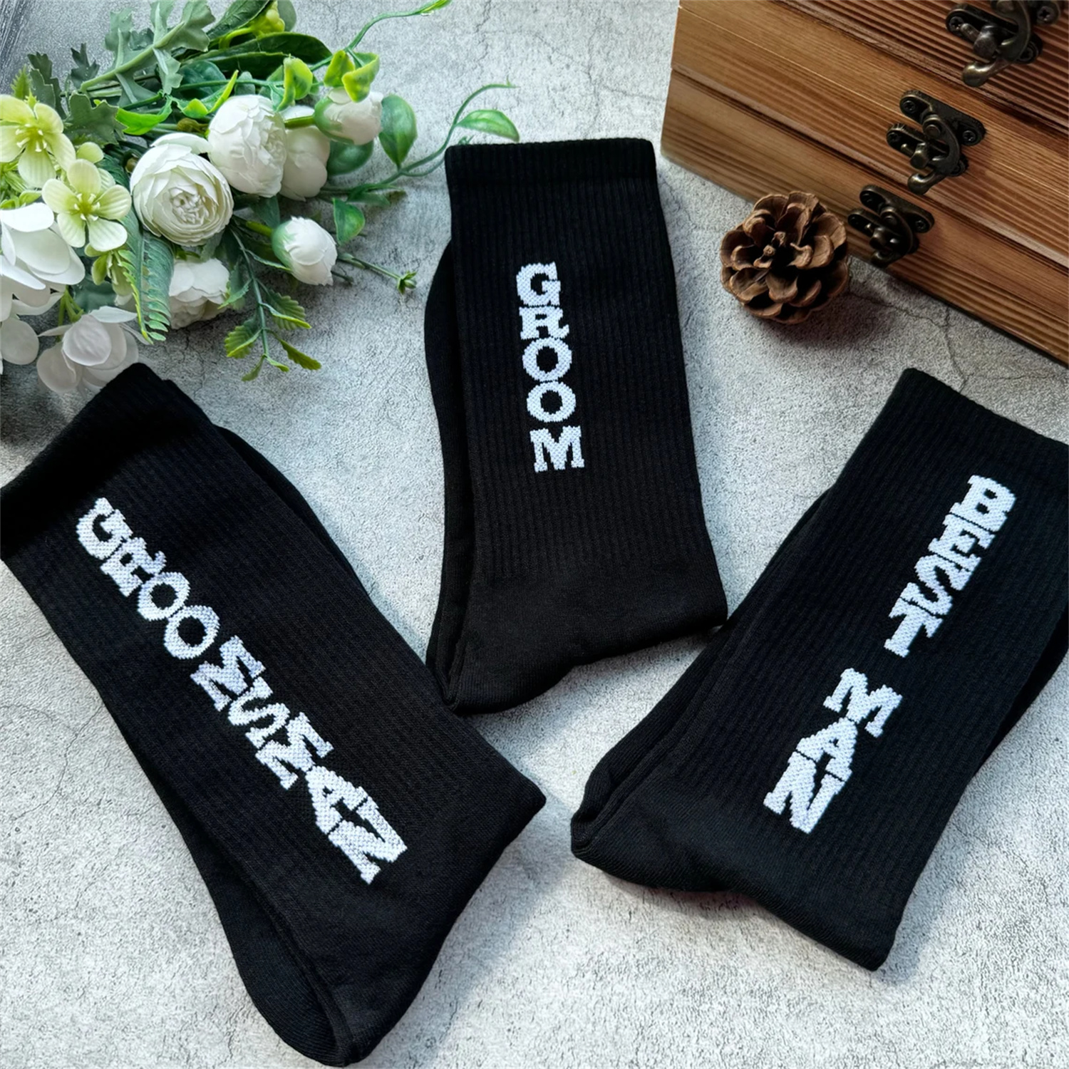 Groomsman Gift Socks, Wedding  - Men'S Grooming For Engagement のレビューと価格