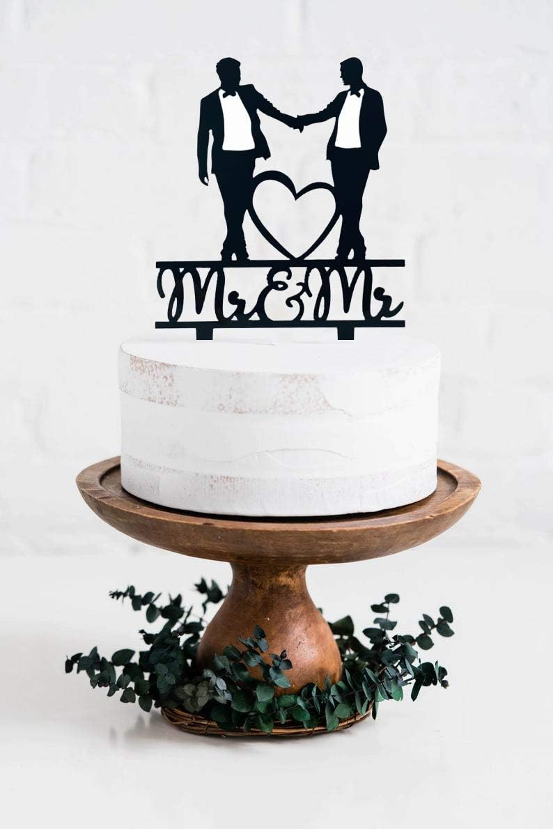 Mr & Mr Cake Topper, Black Acr - Men'S Grooming Gifts のレビューと価格