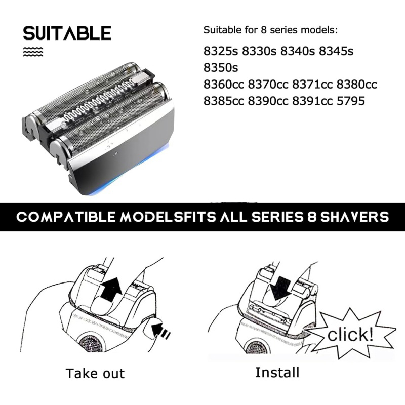 83M Shaver Razor Replacement H - Electric Shaver Rotary のレビューと価格