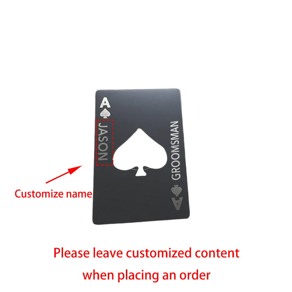 Custom Ace of Spades Groomsmen - Men'S Grooming For Engagement のレビューと価格