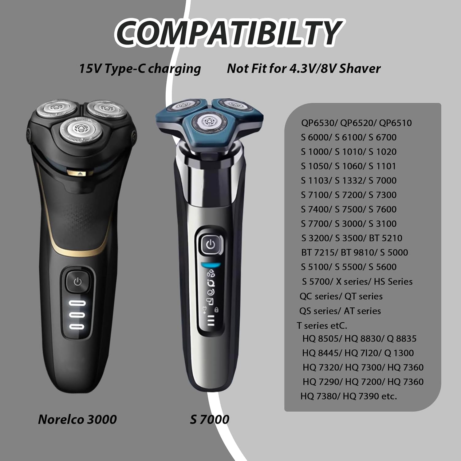 Brangdy 15V HQ8505 Type-C Shav - Electric Shaver Rotary のレビューと価格