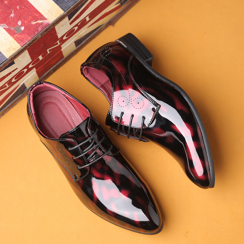 Wine Red Patent Leather Pointe - Men'S Grooming Oxford のレビューと価格