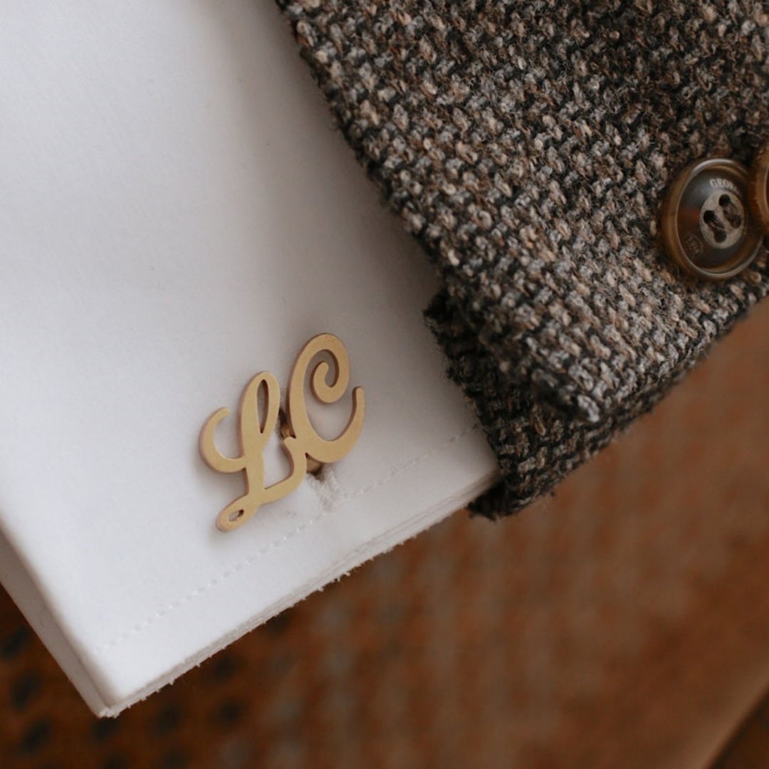 Custom Name Cufflinks for Men  - Men'S Grooming Gifts のレビューと価格
