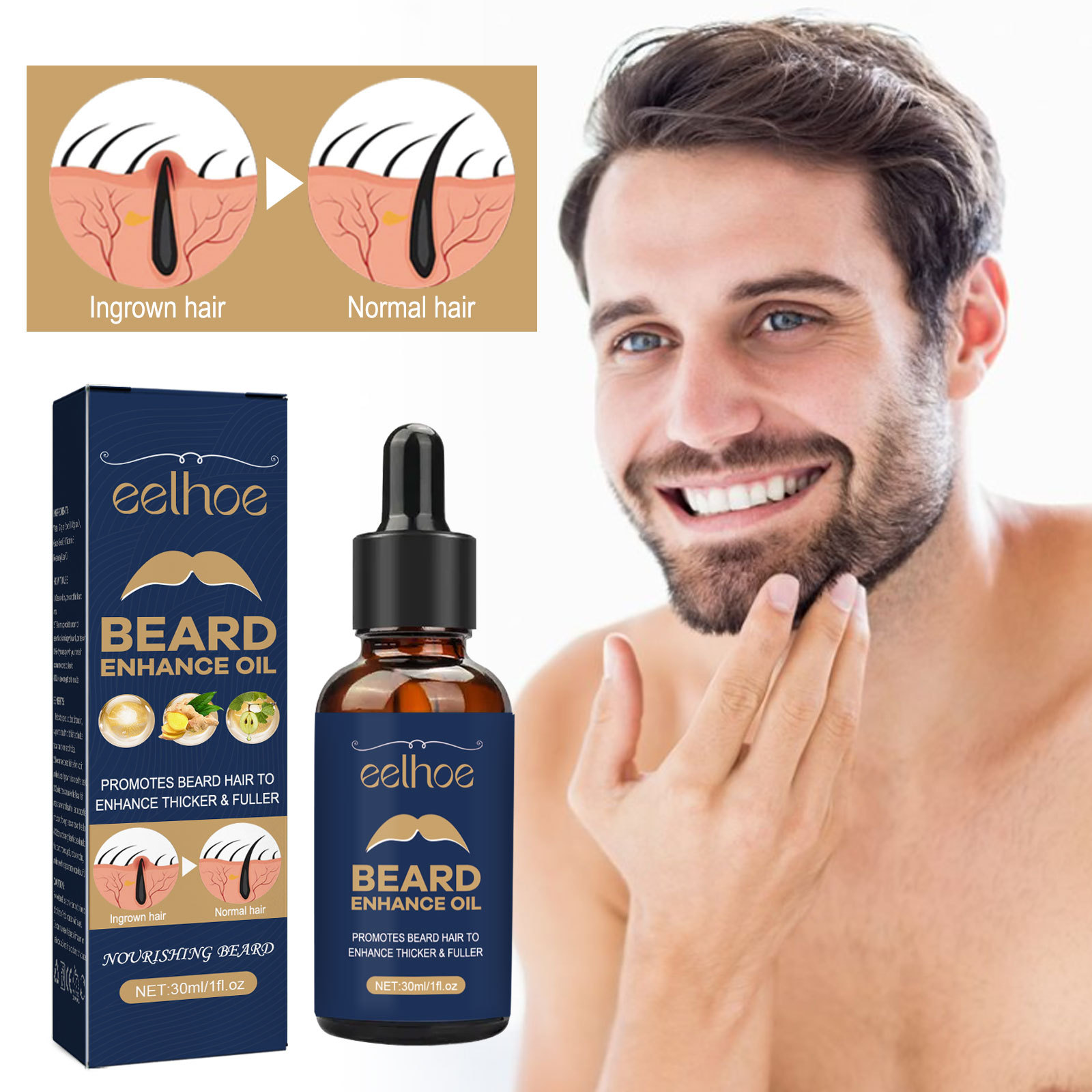 Beard Growth Oil for Men Hair  - Men'S Grooming Product のレビューと価格
