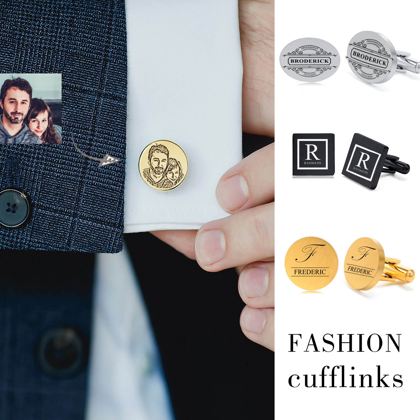 Personalized Cuflinks for Wedd - Men'S Grooming For Engagement のレビューと価格