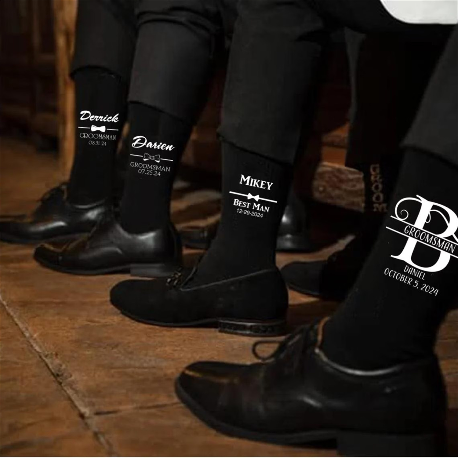 Groom socks, Best Man gifts, g - Men'S Grooming Gifts のレビューと価格