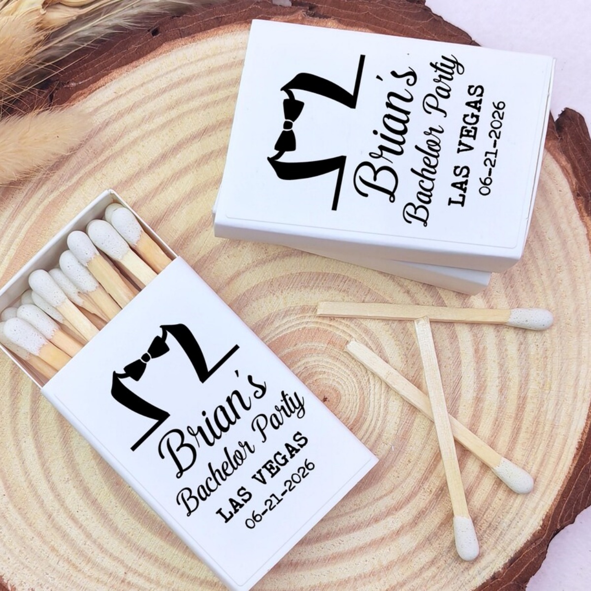 Custom Matchboxes Favors for B - Men'S Grooming For Engagement のレビューと価格
