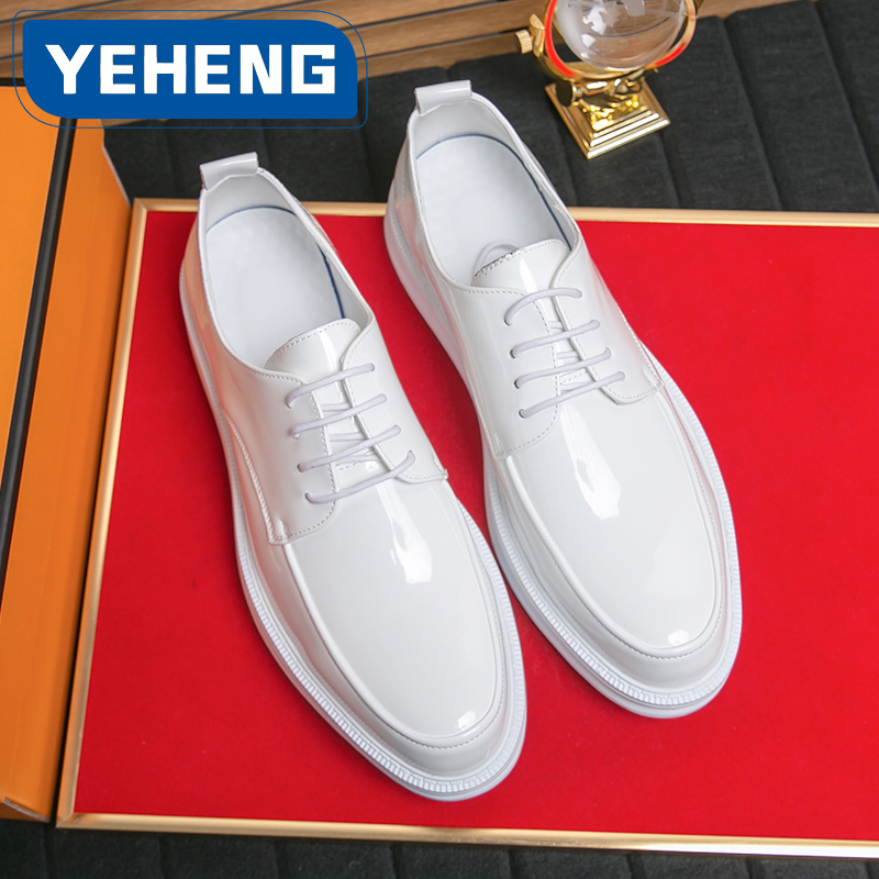 White Classic Office Men Shoes - Men'S Grooming Oxford のレビューと価格