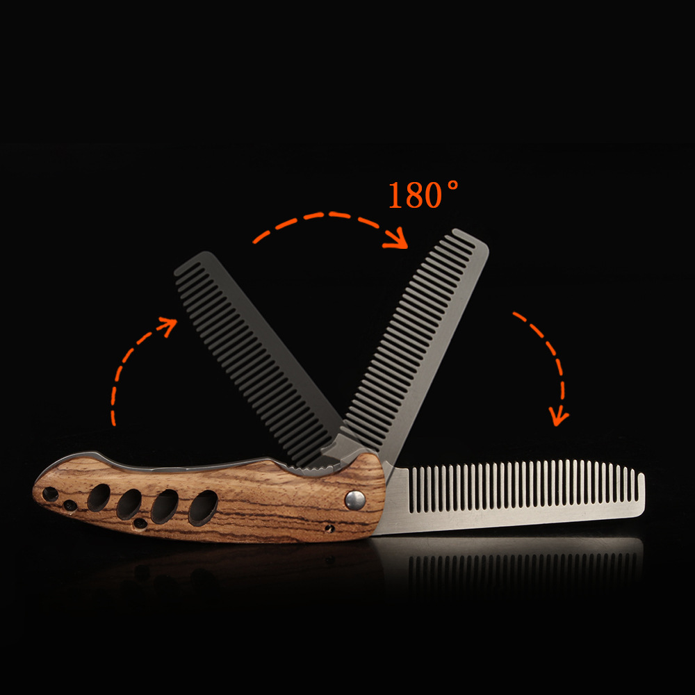 Solid Wood & Metal Folding Bea - Men'S Grooming Product のレビューと価格