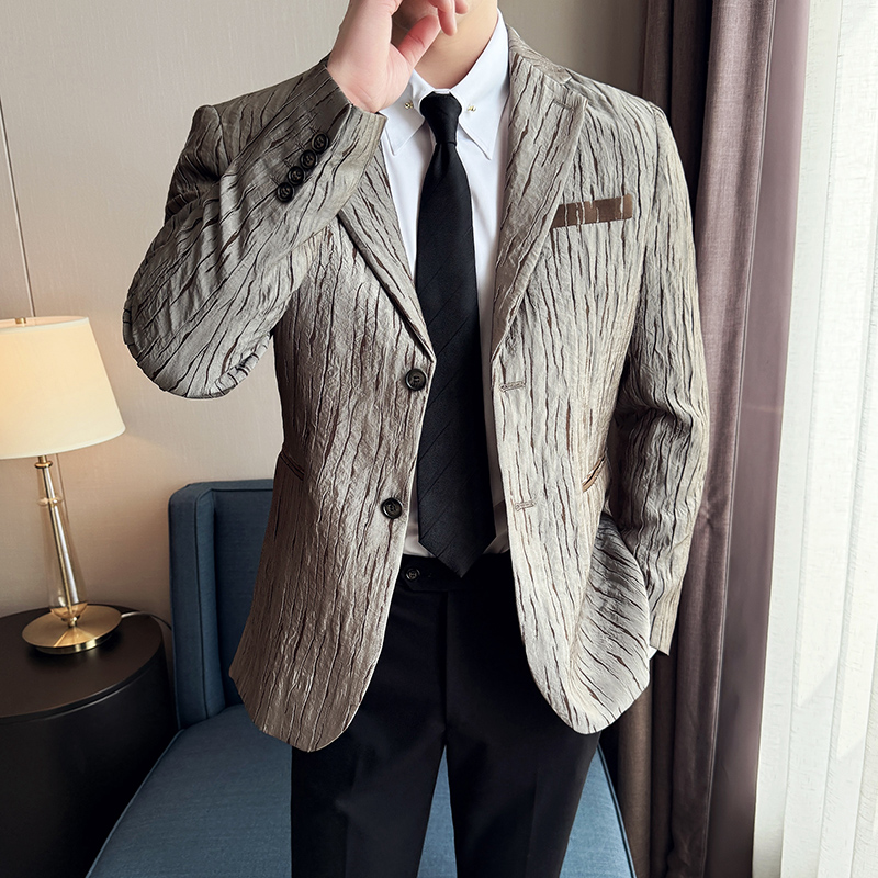Korean Trend 3D Pleated Suit J - Men'S Grooming Trends のレビューと価格