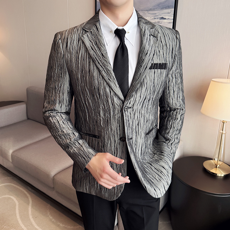 Korean Trend 3D Pleated Suit J - Men'S Grooming Trends のレビューと価格