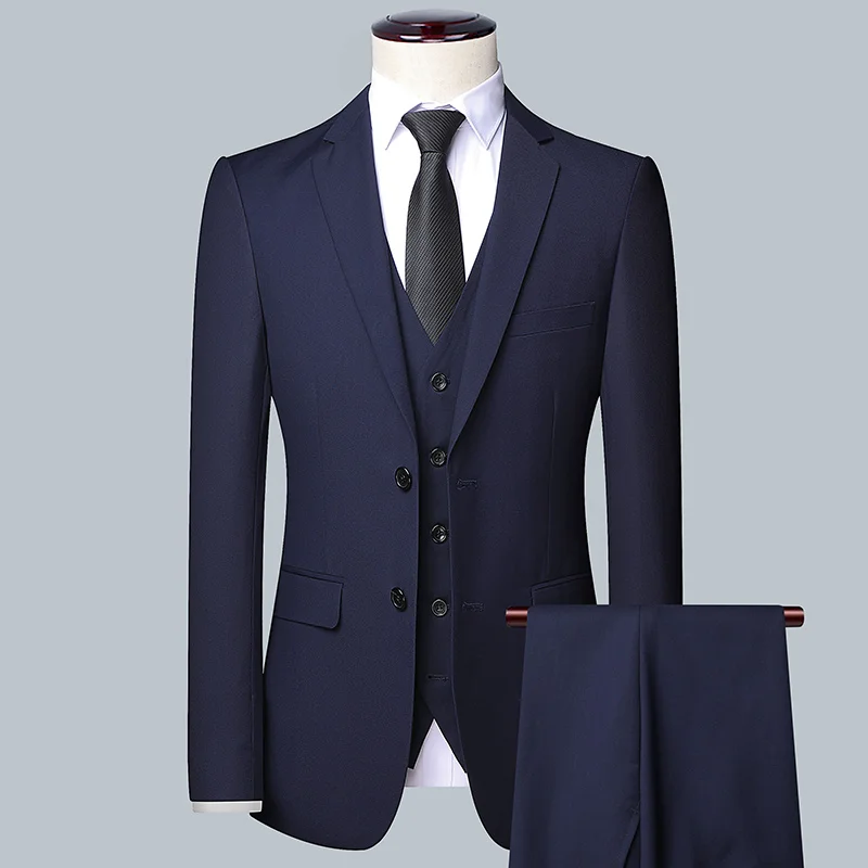 Men's Solid Color Business Sui - Men'S Grooming Trends のレビューと価格