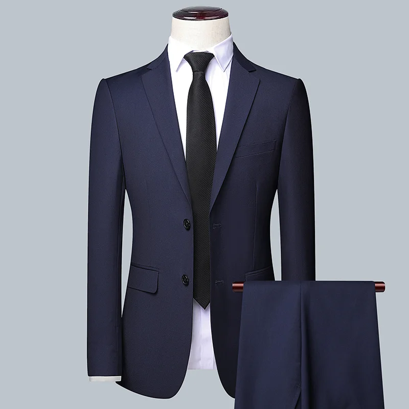 Men's Solid Color Business Sui - Men'S Grooming Trends のレビューと価格