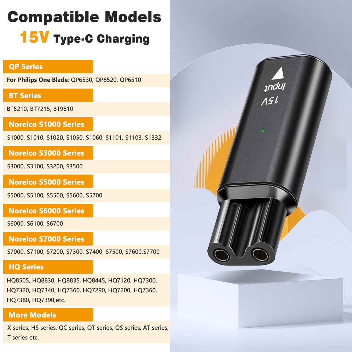 Brangdy 15V HQ8505 Type-C Shav - Electric Shaver Rotary のレビューと価格