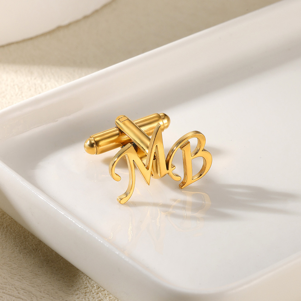 Customized Initial Letter Cuff - Men'S Grooming Gifts のレビューと価格