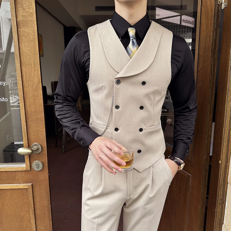 ( Vest + Pants) Men Luxury Dou - Men'S Grooming Club のレビューと価格