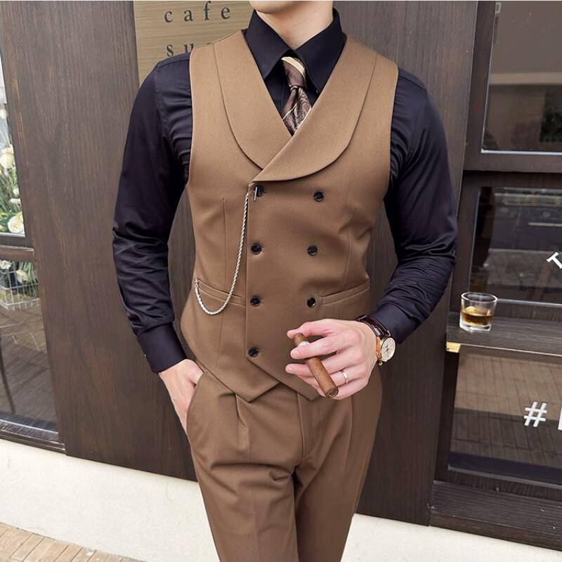 ( Vest + Pants) Men Luxury Dou - Men'S Grooming Club のレビューと価格