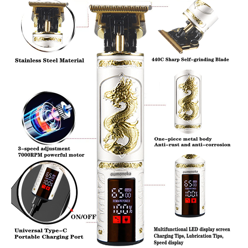 Professional Hair Clipper for  - Electric Shaver Rotary のレビューと価格