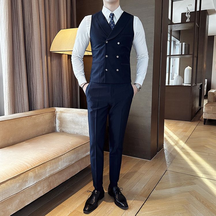 ( Vest + Pants) Men Luxury Dou - Men'S Grooming Club のレビューと価格