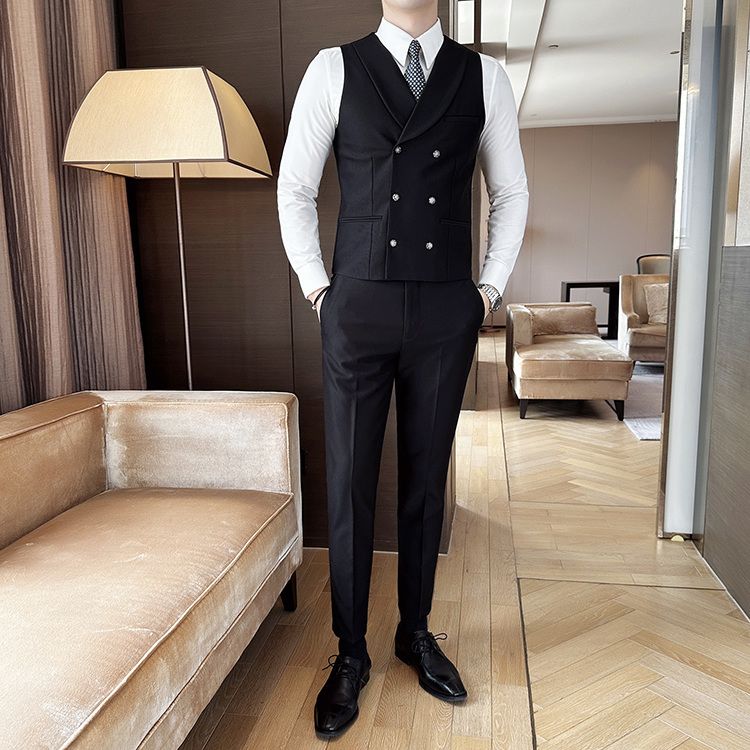 ( Vest + Pants) Men Luxury Dou - Men'S Grooming Club のレビューと価格