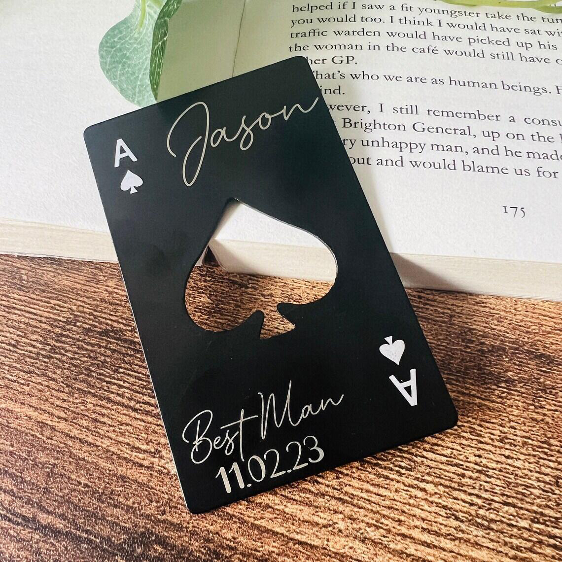 Personalized Ace Of Spades Bot - Men'S Grooming Gifts のレビューと価格