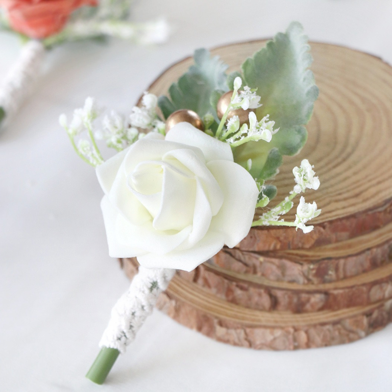 Milky White Vintage Wedding Br - Men'S Grooming For Engagement のレビューと価格
