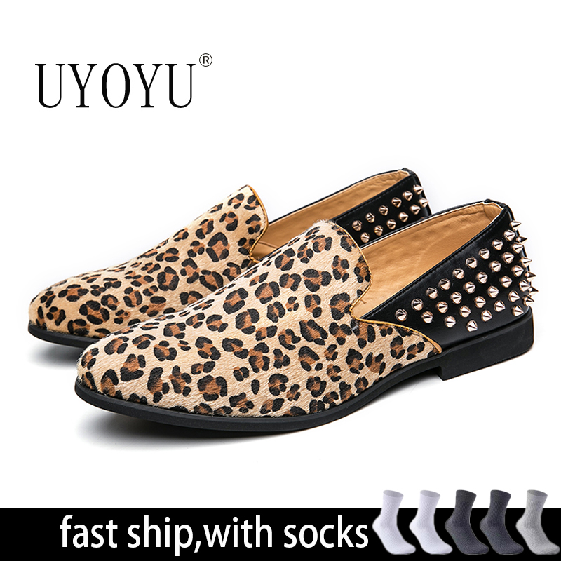 New Men Dress Shoes Leopard Le - Men'S Grooming Oxford のレビューと価格