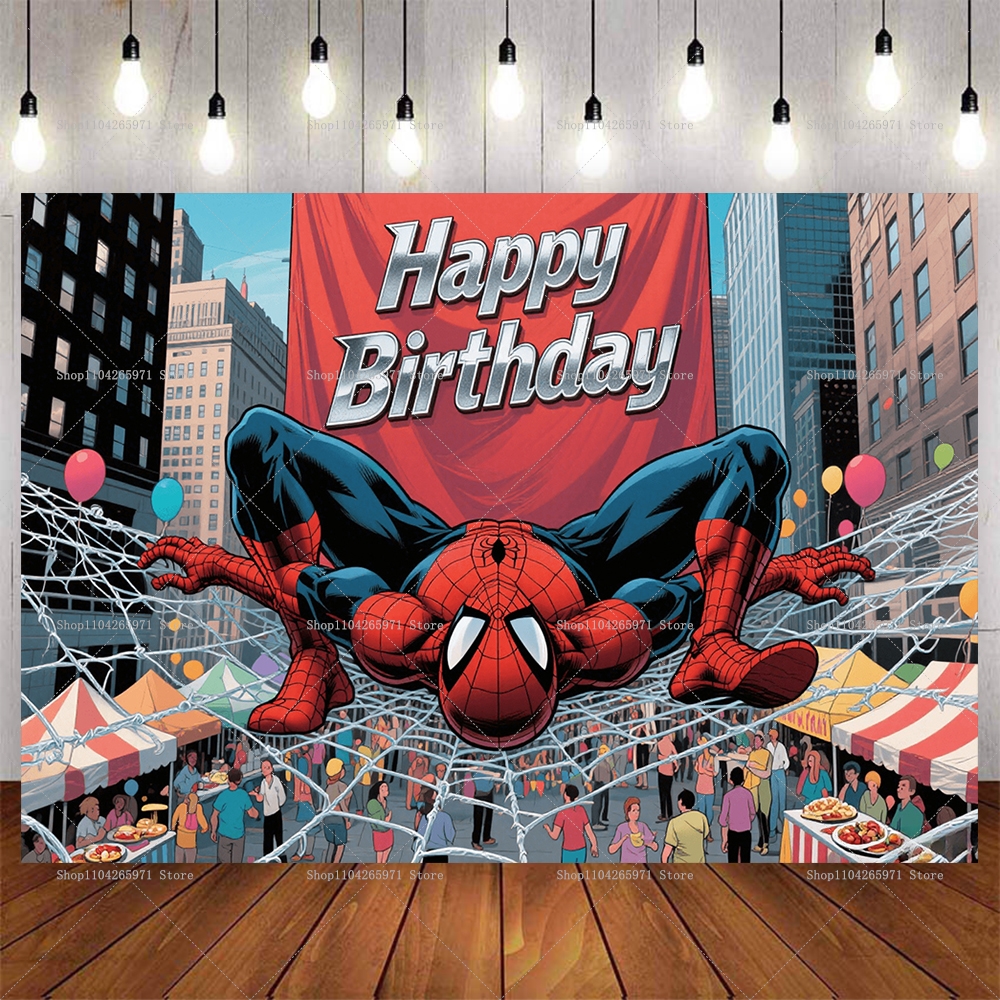 Cool Spider-Man Birthday Backd - Men'S Grooming For Engagement のレビューと価格