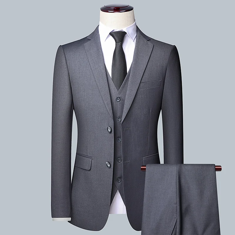 Men's Solid Color Business Sui - Men'S Grooming Trends のレビューと価格