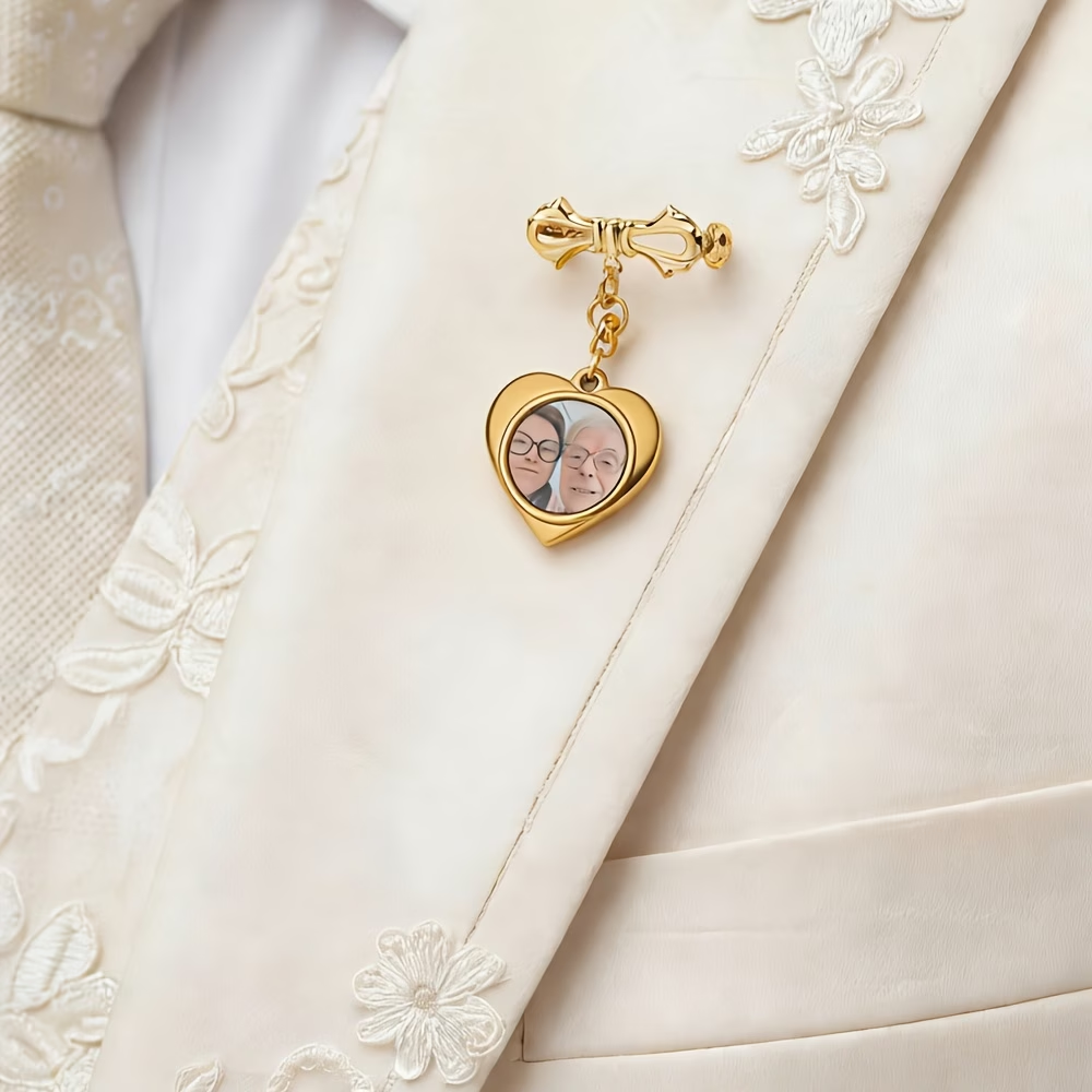 Custom Photo Brooch For Women  - Men'S Grooming Gifts のレビューと価格