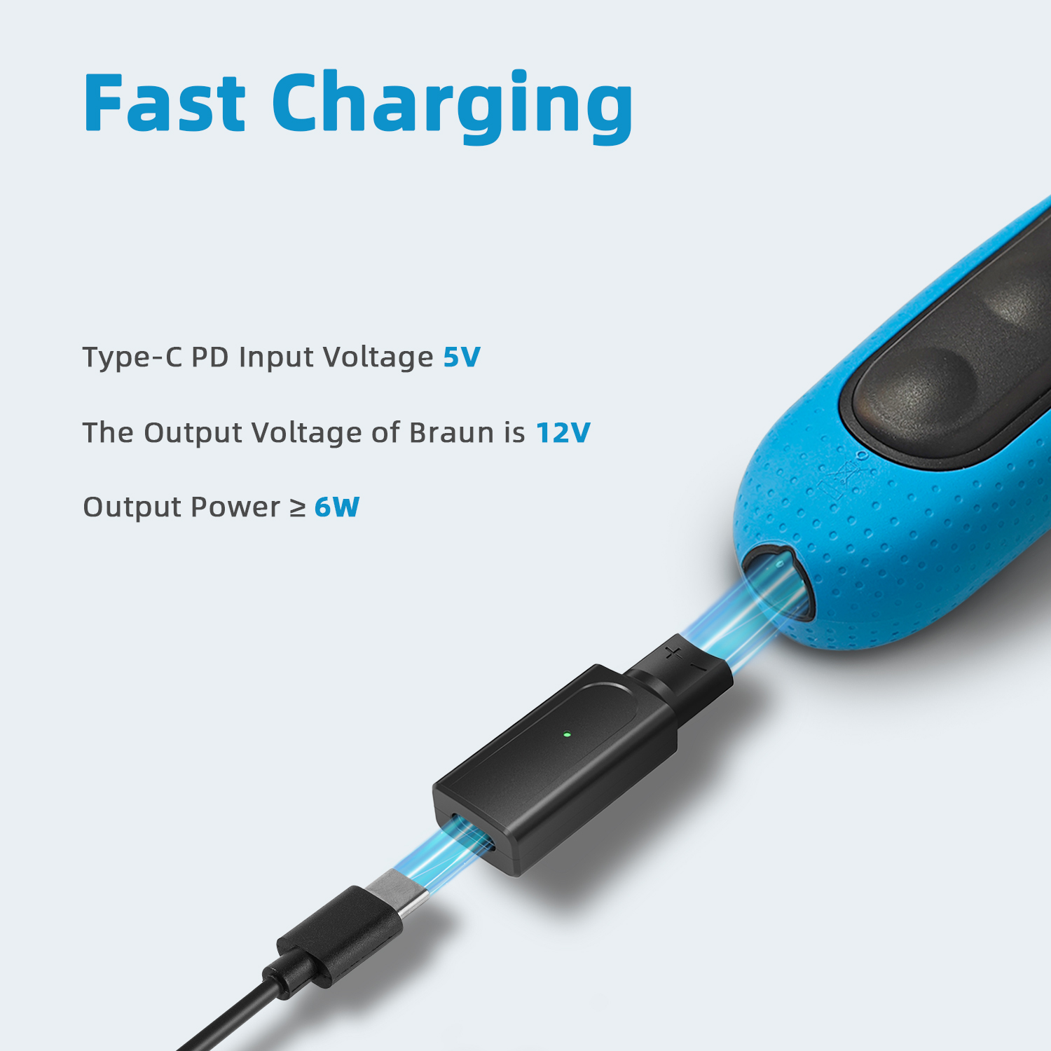 Brangdy 12V Type-C Shaver Adap - Electric Shaver Rotary のレビューと価格