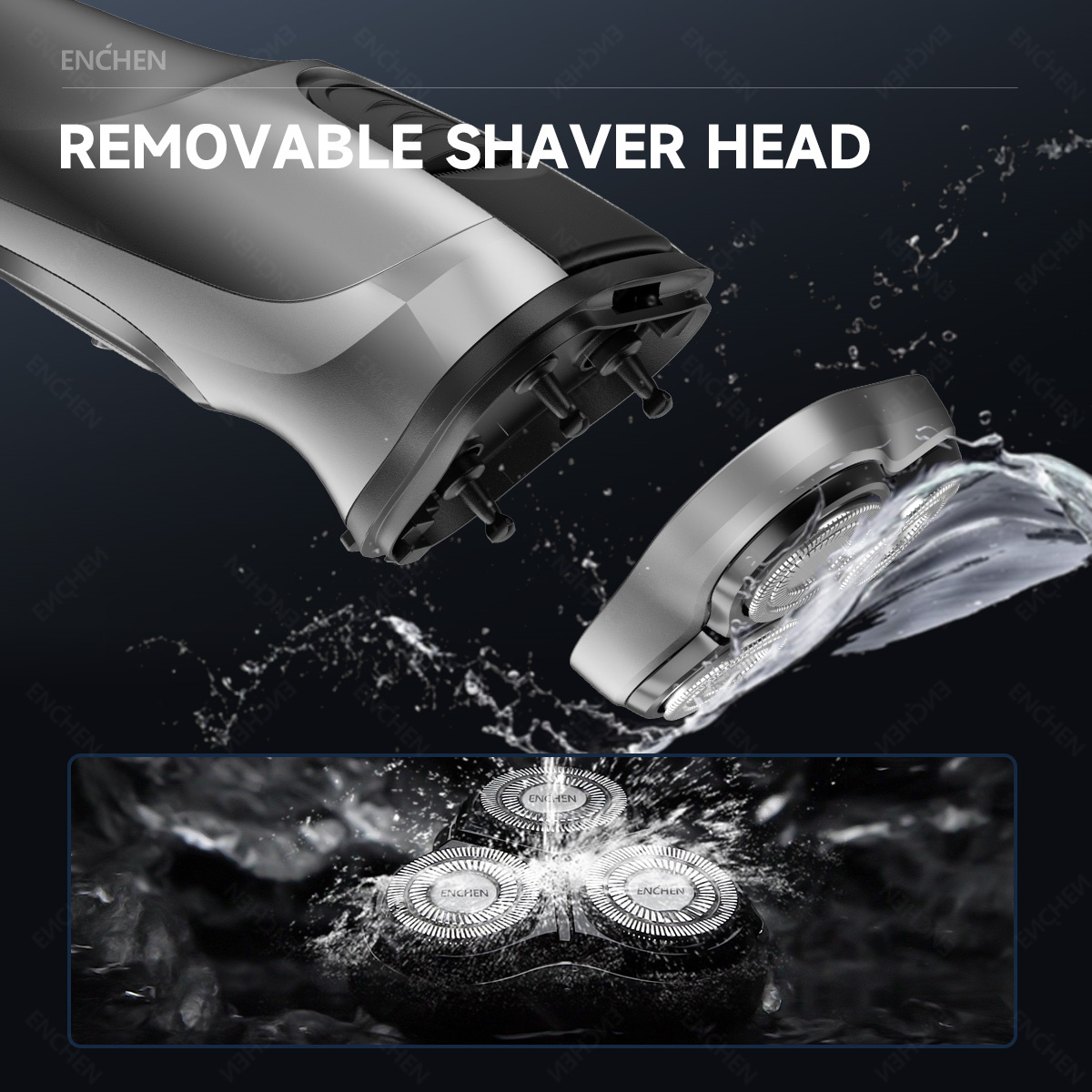 ENCHEN Blackstone's Replacemen - Electric Shaver Rotary のレビューと価格