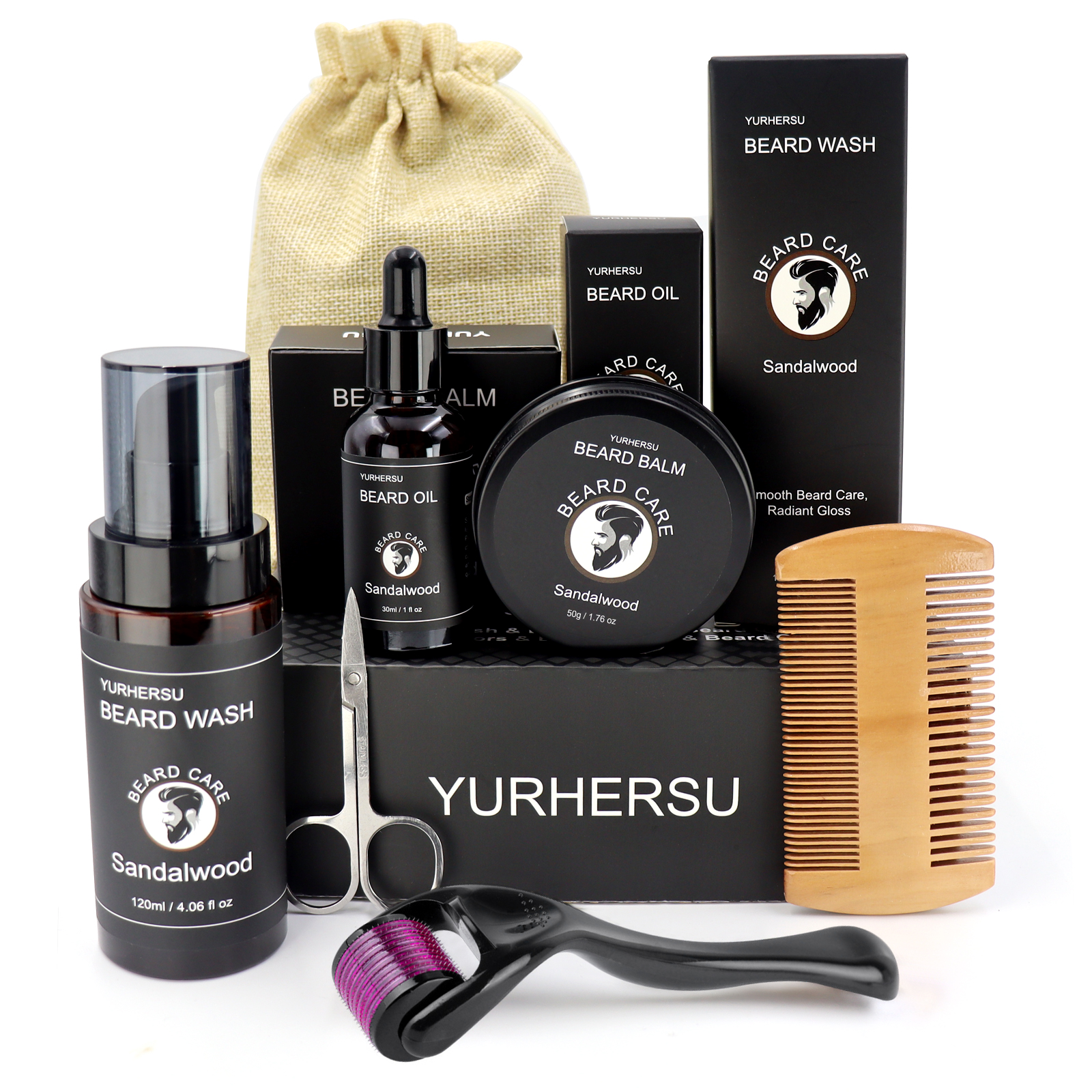 7Pcs Beard Care Kit for Men, G - Men'S Grooming Product のレビューと価格