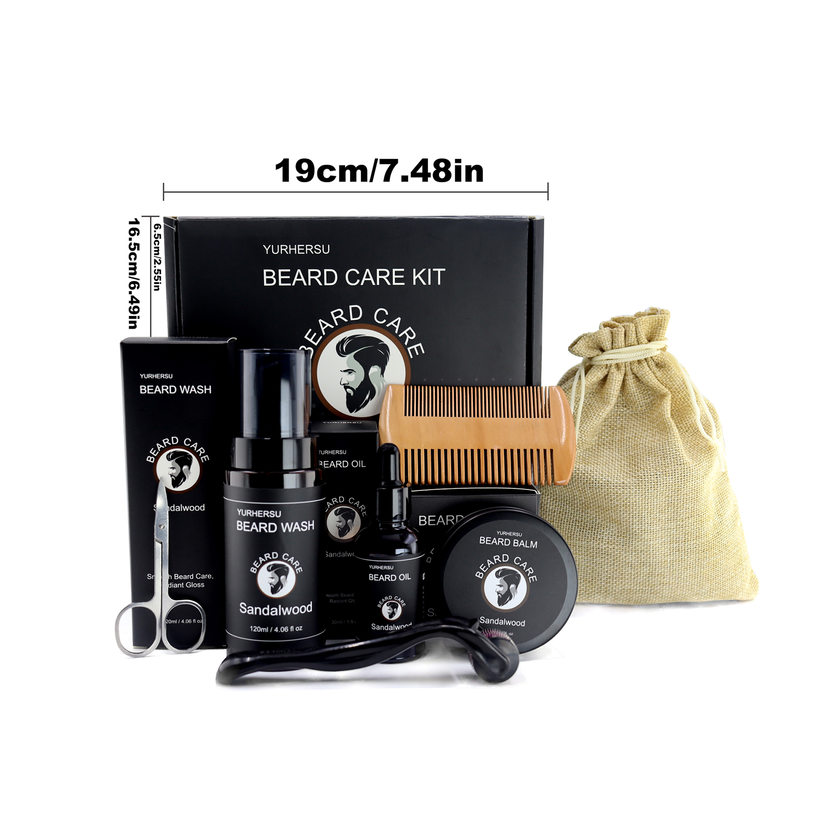 7Pcs Beard Care Kit for Men, G - Men'S Grooming Product のレビューと価格