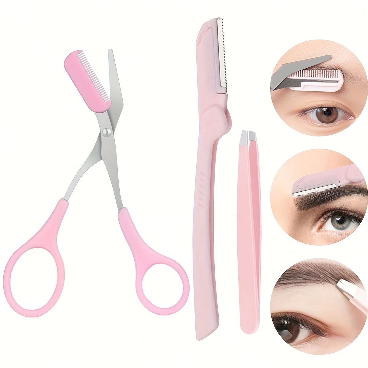 3pcs Set Eyebrow Kit For Women - Men'S Grooming Product のレビューと価格
